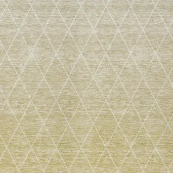9' X 12' Wheat And Beige Geometric Washable Indoor Outdoor Area Rug