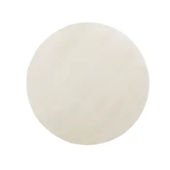 48" White Solid Wood Pedestal Base Round Top Dining Table