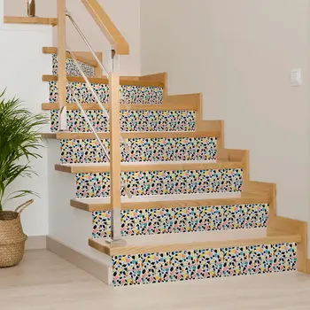 5" x 5" Beige Vinyl Arabesque Peel And Stick Removable Tiles