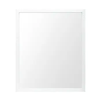 26" White Bathroom Vanity Mirror