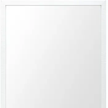 26" White Bathroom Vanity Mirror