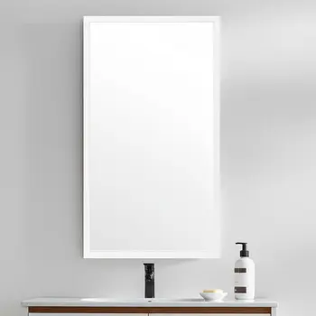 42" White Bathroom Vanity Mirror