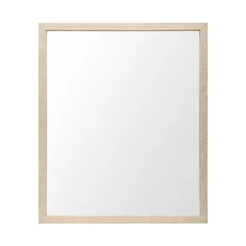 26" Tan Bathroom Vanity Mirror
