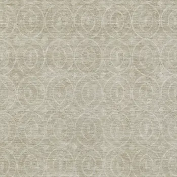 9' X 12' Beige Geometric Washable Indoor Outdoor Area Rug