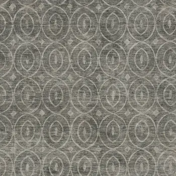 10' X 14' Pewter Geometric Washable Indoor Outdoor Area Rug