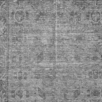 8' X 10' Gray Oriental Washable Indoor Outdoor Area Rug