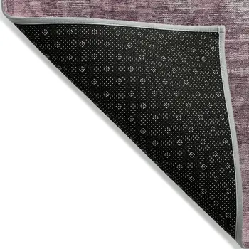 9' X 12' Merlot Oriental Washable Indoor Outdoor Area Rug