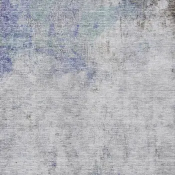 5' X 8' Brown Abstract Washable Indoor Outdoor Area Rug