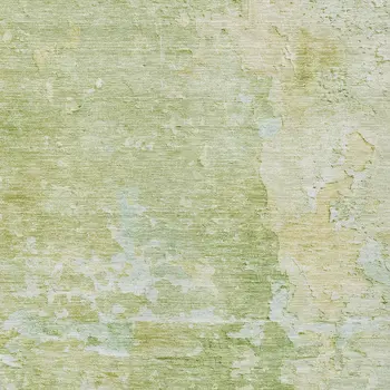 5' X 8' Artichoke Green Abstract Washable Indoor Outdoor Area Rug