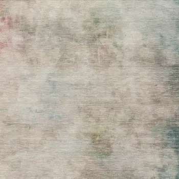 8' X 10' Taupe Abstract Washable Indoor Outdoor Area Rug