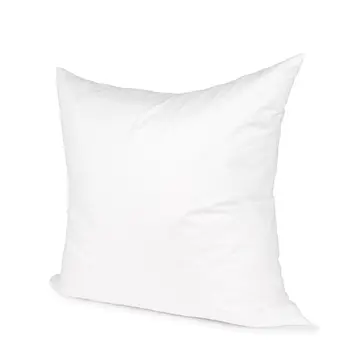20" White Cotton Down Blend Throw Pillow Insert