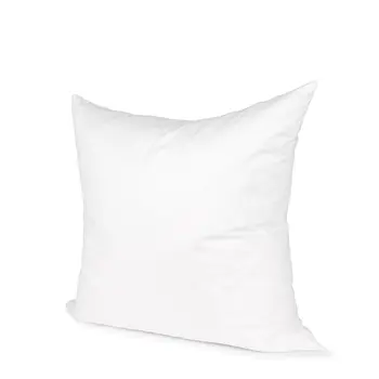 18" White Cotton Down Blend Throw Pillow Insert