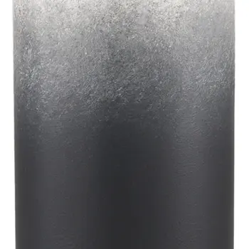 20" Black Tulip Metal Table Vase
