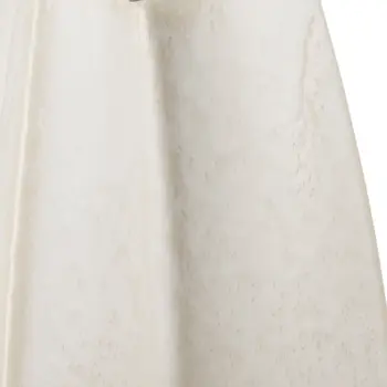 14" White Ceramic Table Vase