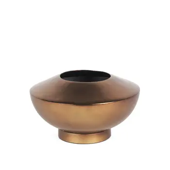 5" Gold Metal Table Vase