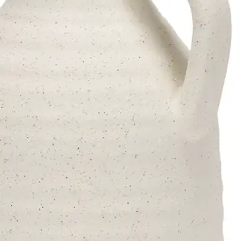 9" White Bud Ceramic Table Vase