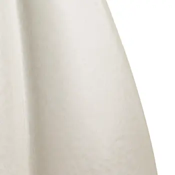 16" Cream Ceramic Table Vase
