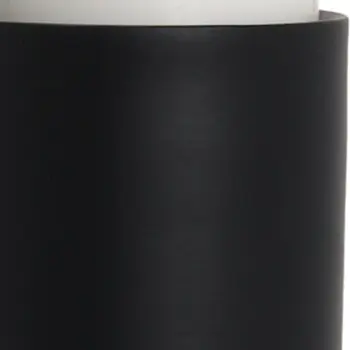 13" Black Metal Tabletop Pillar Candle Holder
