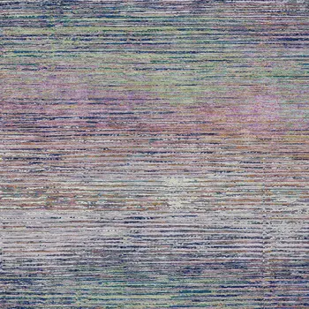 8' X 10' Blush Striped Washable Indoor Outdoor Area Rug