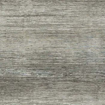 10' X 14' Taupe Striped Washable Indoor Outdoor Area Rug