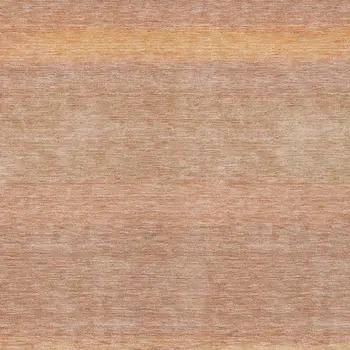 8' X 10' Salmon Striped Washable Indoor Outdoor Area Rug