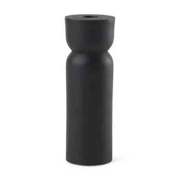 8" Black Metal Tabletop Taper Candle Holder