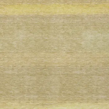 5' X 8' Tan Striped Washable Indoor Outdoor Area Rug