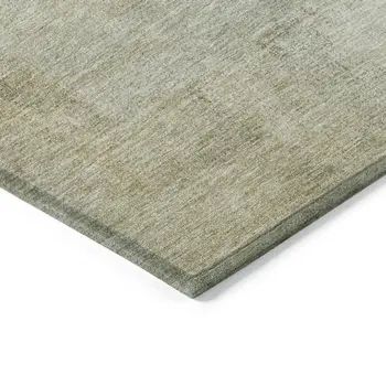 8' X 10' Wheat Striped Washable Indoor Outdoor Area Rug