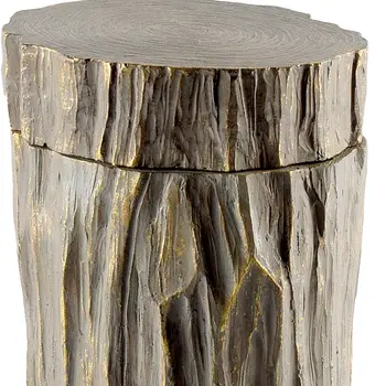 10" Brown Resin Decorative Keepsake Box