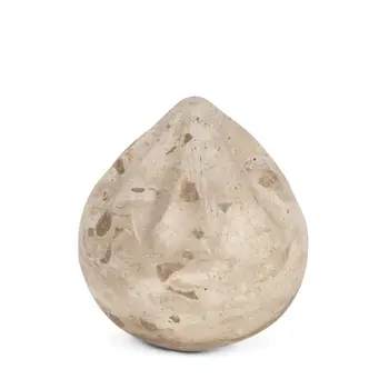 3" Beige Marble Tabletop Sculpture
