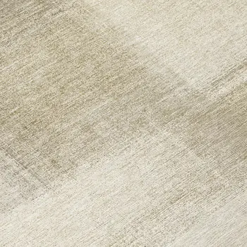8' Taupe Round Geometric Washable Indoor Outdoor Area Rug