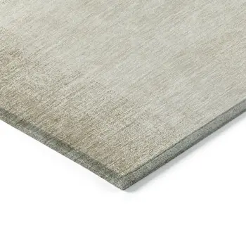 8' X 10' Taupe Geometric Washable Indoor Outdoor Area Rug