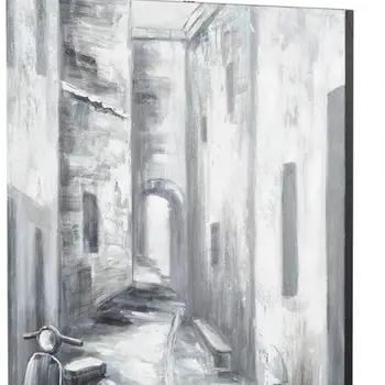 Set Of Two Memory Lanes Diptych Italian Laneway Unframed Painting Wall Art