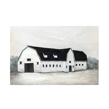 Sawmill Creek II Distressed Unframed Painting Wall Art