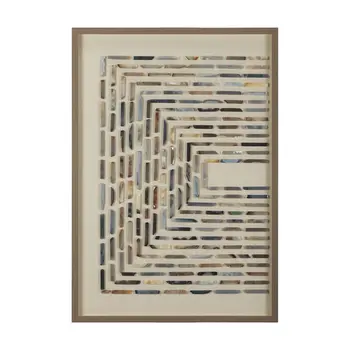 Stone Trails - Agate II Brown Framed Wall Art