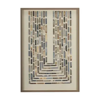 Stone Trails - Agate I Brown Framed Wall Art