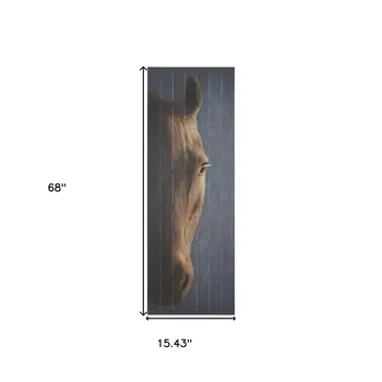 Hennessy Distressed Unframed Painting Wall Art