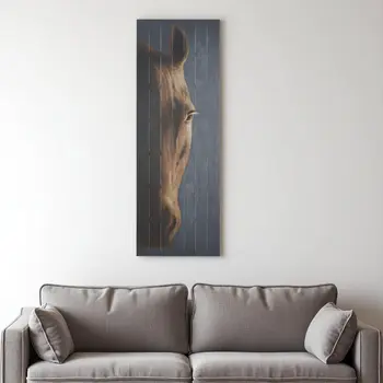 Hennessy Distressed Unframed Painting Wall Art