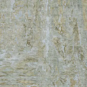 8' X 10' Khaki And Brown Abstract Washable Indoor Outdoor Area Rug