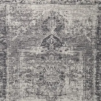 9' X 12' Gray Moroccan Distressed Area Rug