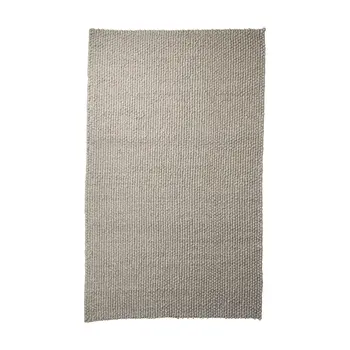 9' X 12' Beige Berber Hand Woven Area Rug