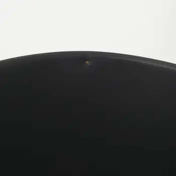 Set of Two Black Metal 20 Ounce Round Pot Planters