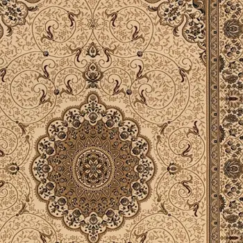 2' X 3' Beige And Brown Oriental Area Rug