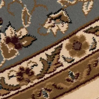 11' Beige Gray And Brown Oriental Runner Rug
