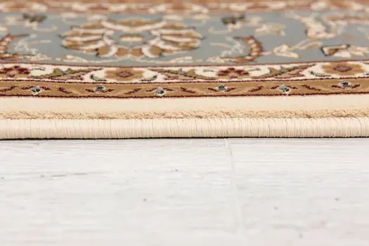 2' X 3' Beige Gray And Brown Oriental Area Rug