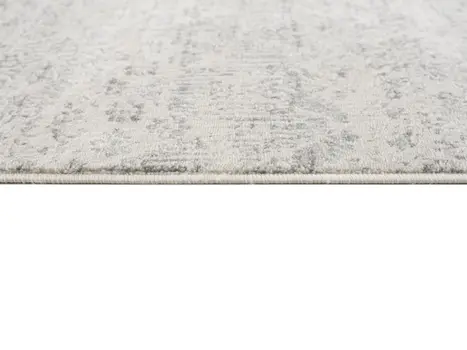 2' X 3' Beige And Gray Floral Medallion Area Rug
