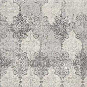 2' X 3' Gray And Beige Moroccan Area Rug