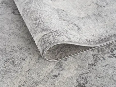 2' X 3' Gray And Beige Moroccan Area Rug