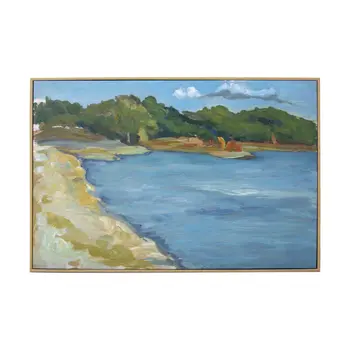 Inlet Beach Natural Floater Frame Wall Art