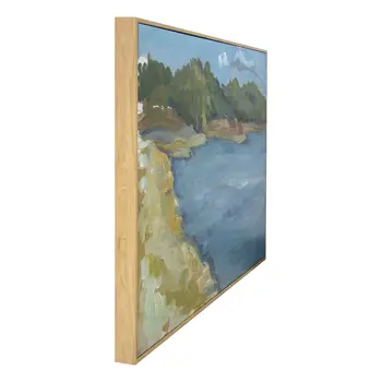 Inlet Beach Natural Floater Frame Wall Art